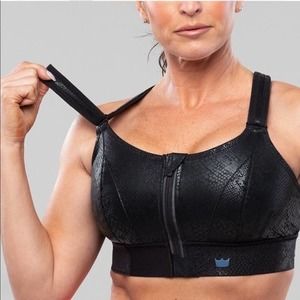 NWOT Shefit Sports Bra 4Luxe Snakeskin Phantom